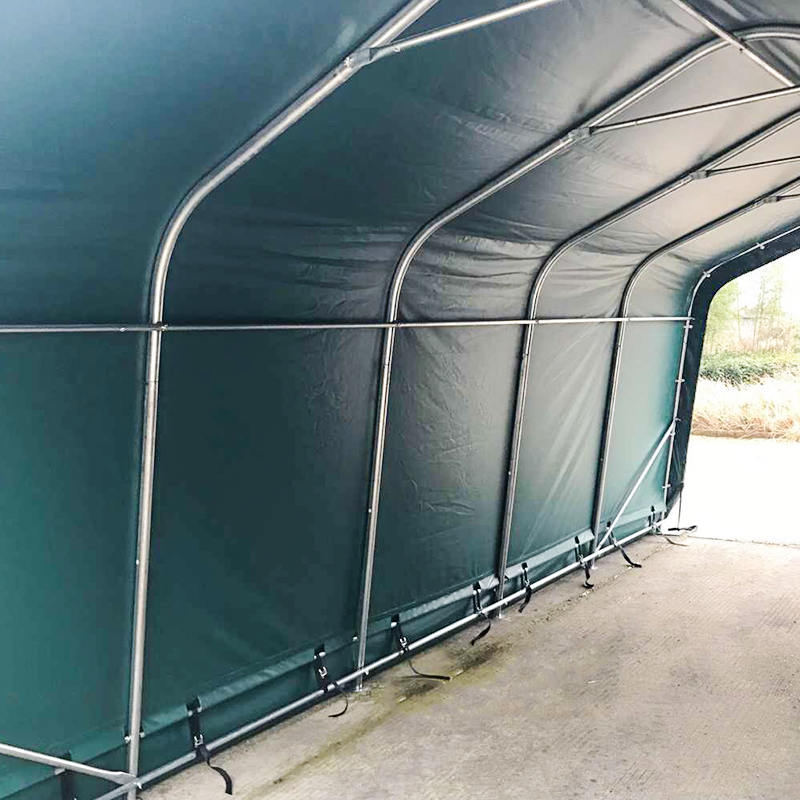 Garaj dan Tempat Perlindungan Mudah Alih Kalis Air PVC 3.3x6 (11