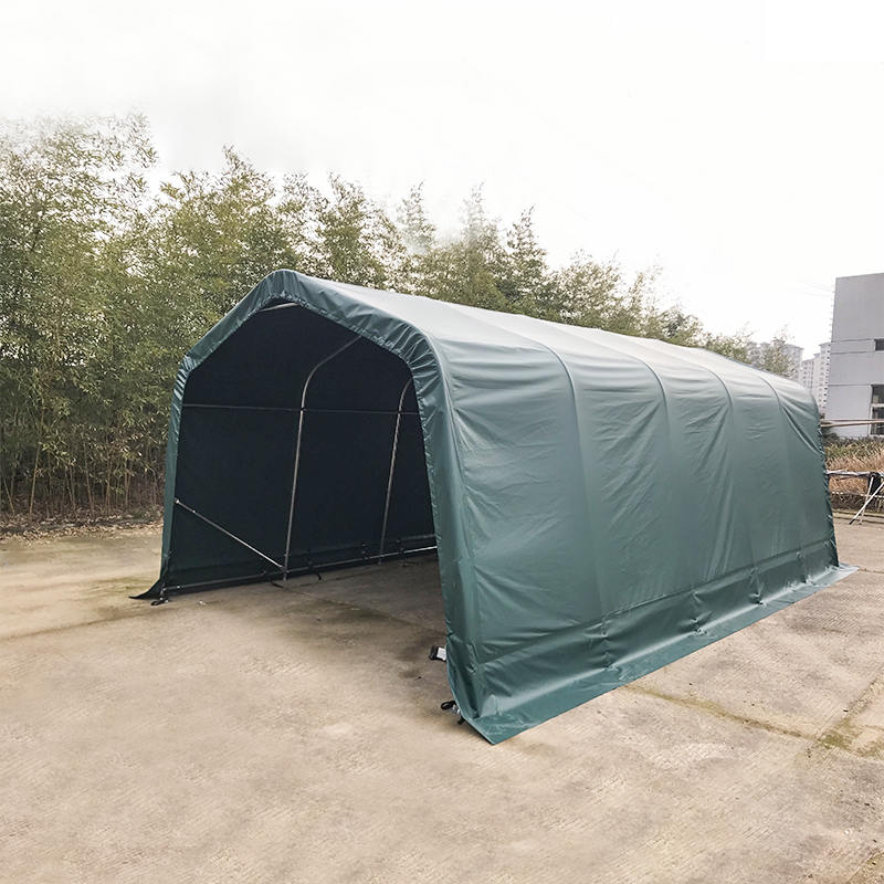 Garaj dan Tempat Perlindungan Mudah Alih Kalis Air PVC 3.3x6 (11