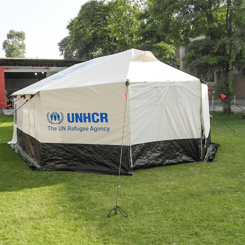 ICRC IFRC UNHCR Standard 5-Person Double Foldable All-Weather Family Khemah