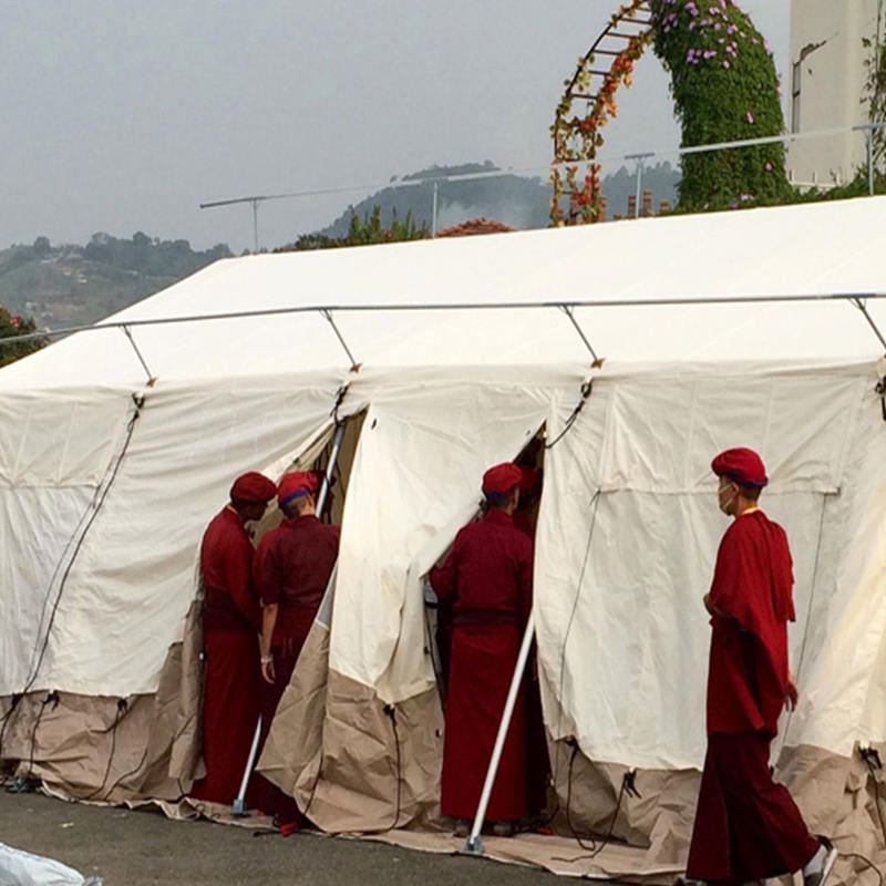 MSF/ICRC/IFRC Standard 45m² Khemah Asas Khemah Serbaguna Digunakan untuk Persekolahan, Pejabat, Klinik