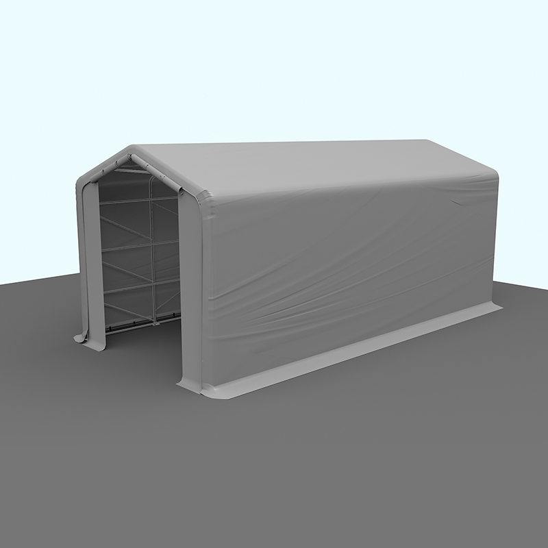 Khemah Simpanan Gudang Luar 5X10 4m Ketinggian Sisi Garaj Besar Fleksibel