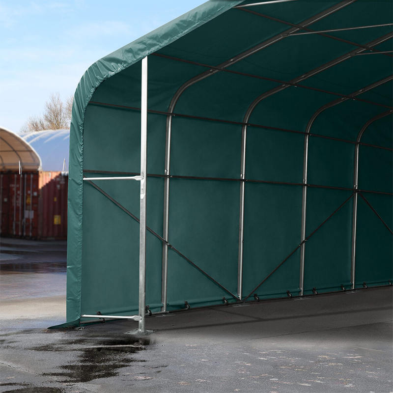 6X6 2.6m Ketinggian Sisi Penuh Kerangka Keluli Bergalvani Dewan Khemah Gudang Sementara