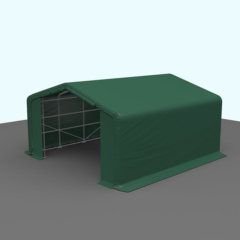 6X6 2.6m Ketinggian Sisi Penuh Kerangka Keluli Bergalvani Dewan Khemah Gudang Sementara