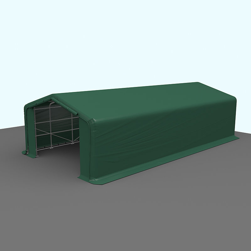 6X12 2.6m Ketinggian Sideheight Tahan Suhu Tinggi Khemah Simpanan Gudang Industri