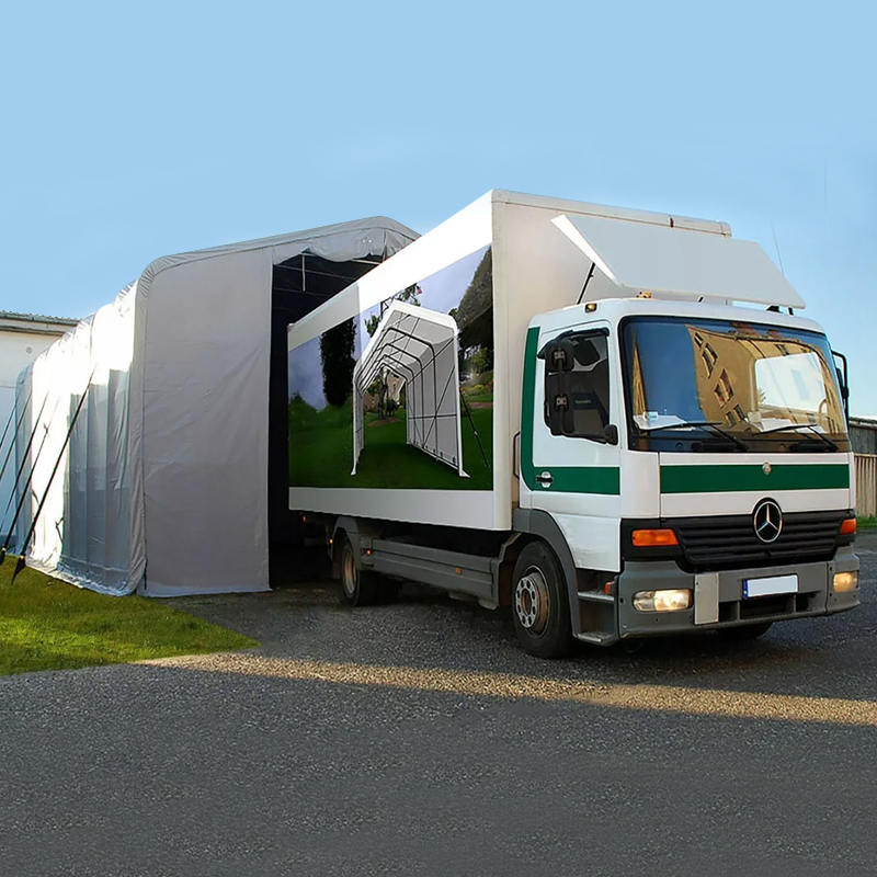 Khemah Teduh Gudang 8X12 4m Ketinggian Sideheight Perlindungan Matahari