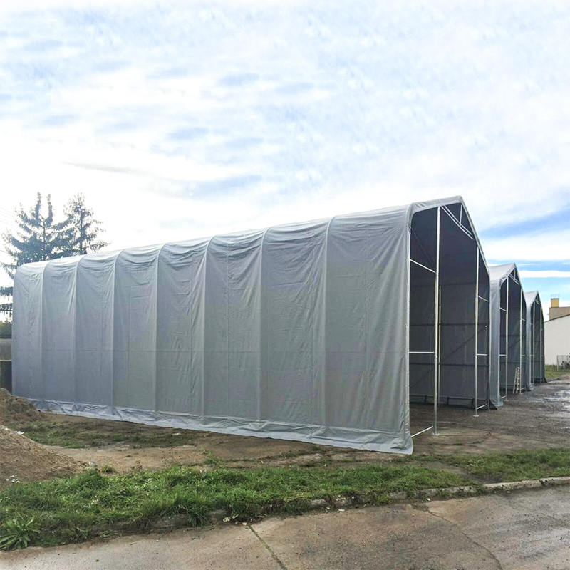 Khemah Teduh Gudang 8X12 4m Ketinggian Sideheight Perlindungan Matahari