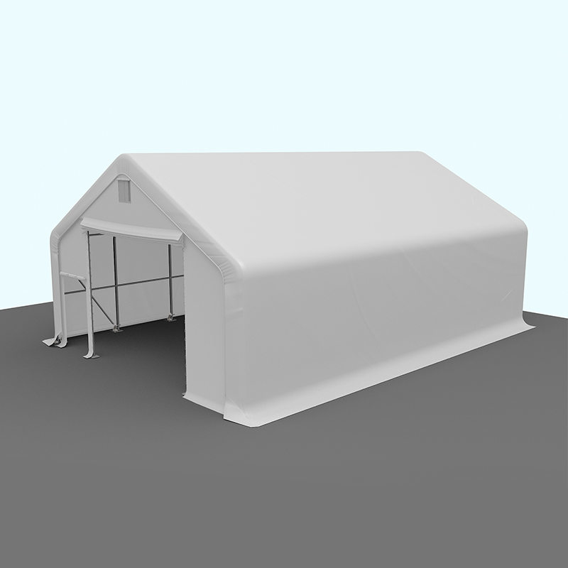 Khemah Penyimpanan Hijau Besar Industri Gudang PVC 8X12m-3m