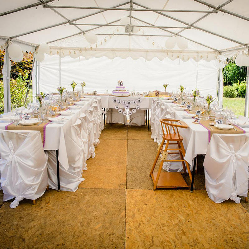 Marquee Acara Luar PVC Mewah 6x12m