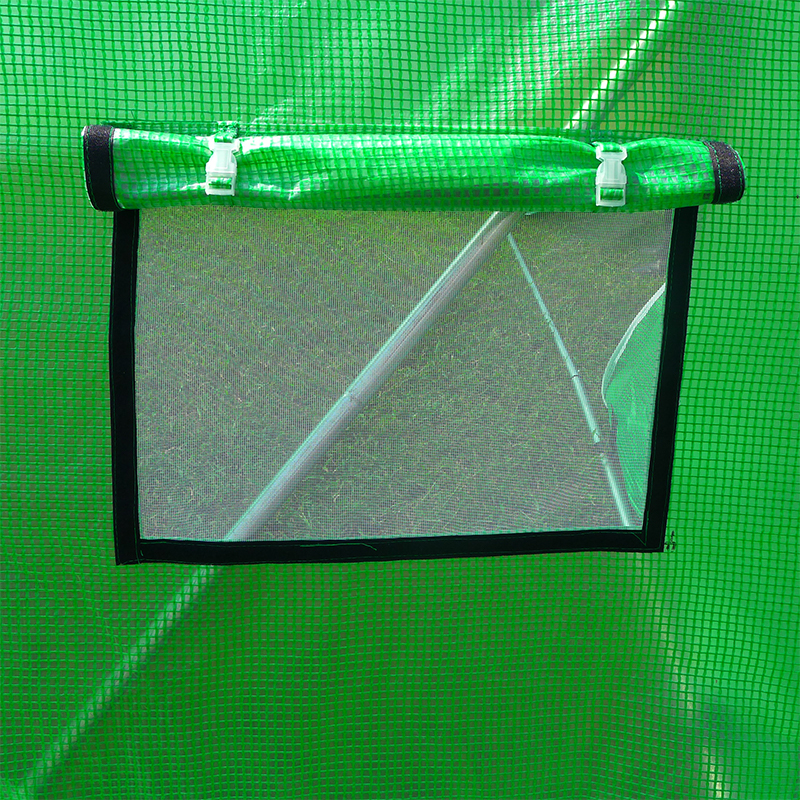 Rumah Hijau Polytunnel Tugas Berat Besar 4x10x2.3m