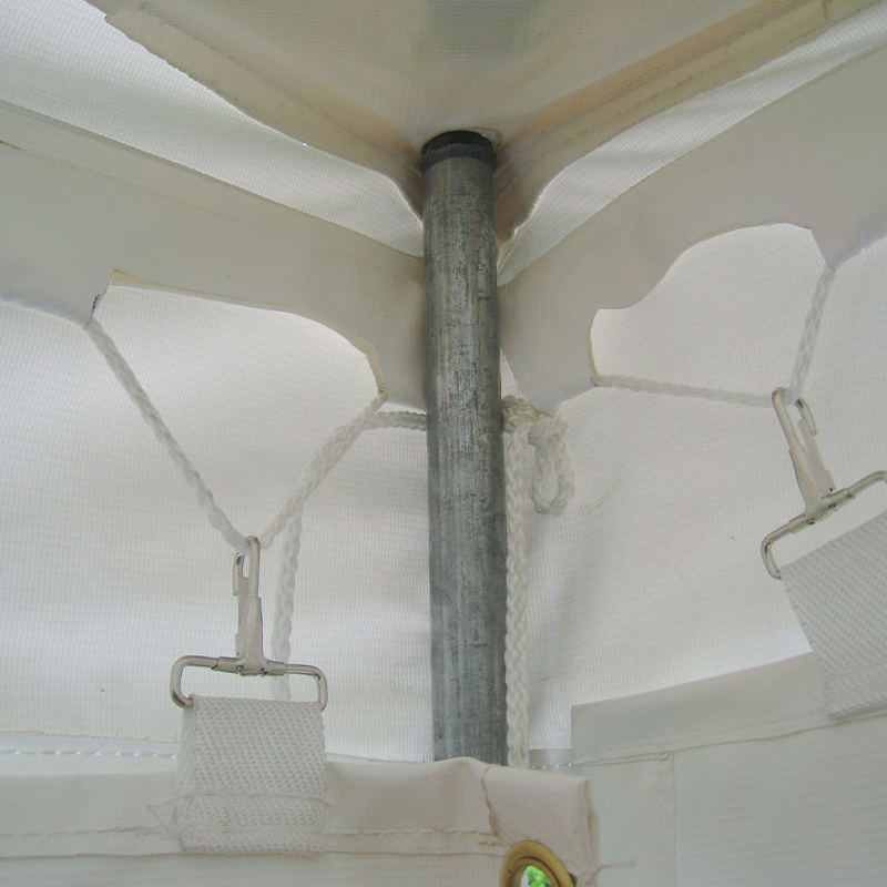 Khemah Tiang Tugas Berat PVC Tradisional 9X18m