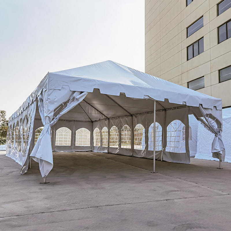 Khemah Parti PVC Tiub Aluminium Tunggal Rangka Pantai Barat 20