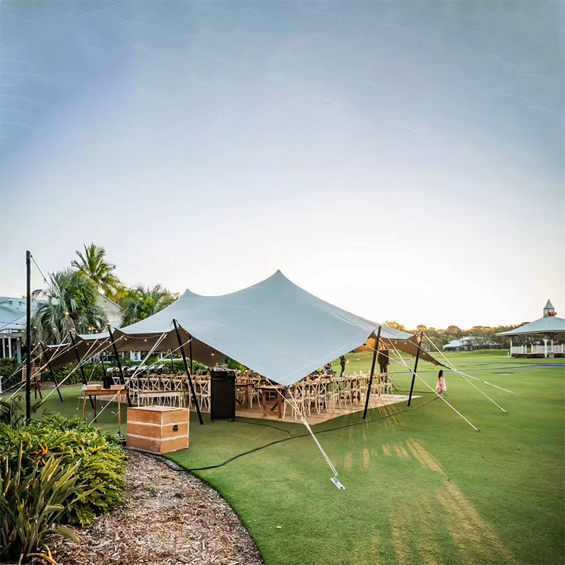 Khemah Regangan Fleksibel Tahan UV 8x10m