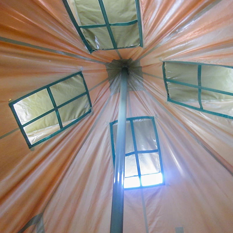 5x5m 8-12 Orang Khemah Kanvas Tentera Khemah Bantuan Bencana