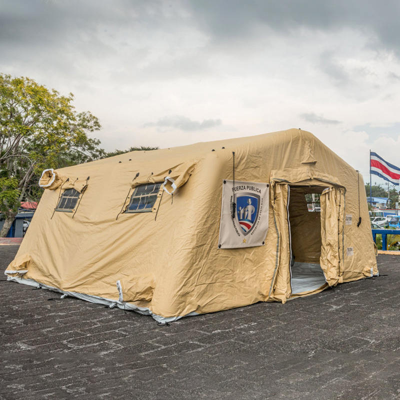 5.6x5.15m Serbaguna Penggunaan Cepat Kecil Tempat Perlindungan Kembung Tekanan Rendah