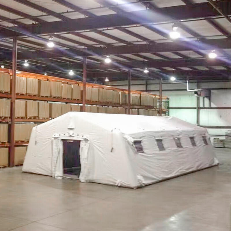 Tekanan Rendah 5.6x12.35m Serbaguna Besar Boleh Kembung Pasang Pantas Khemah Kedap Udara