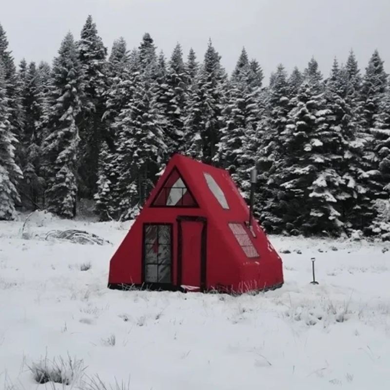 8-10 Orang Khemah Udara Kembung Kalis Air Empat Musim untuk Perkhemahan