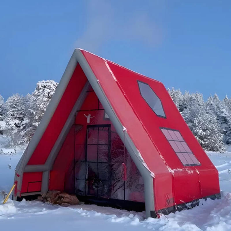 8-10 Orang Khemah Udara Kembung Kalis Air Empat Musim untuk Perkhemahan