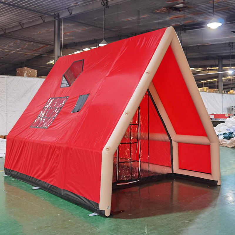 8-10 Orang Khemah Udara Kembung Kalis Air Empat Musim untuk Perkhemahan