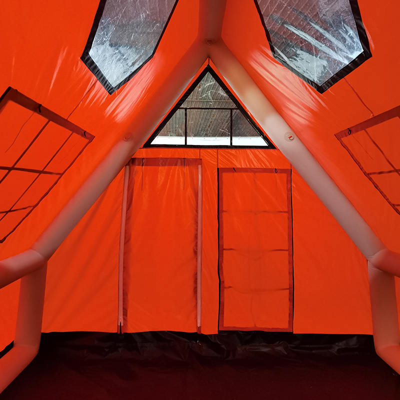 8-10 Orang Khemah Udara Kembung Kalis Air Empat Musim untuk Perkhemahan