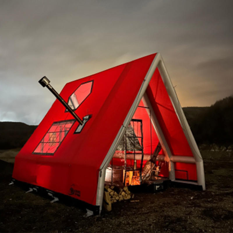 8-10 Orang Khemah Udara Kembung Kalis Air Empat Musim untuk Perkhemahan